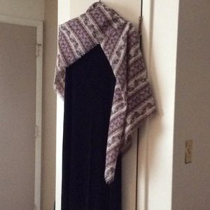 Lightweight blanket scarf wrap